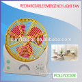 10'' Rechargeable fan with LED lights